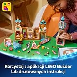 LEGO | Disney Princess Zamek Roszpunki, zabawka konstrukcyjna z filmu Zaplątani, 5 postaci, w tym minilaleczka Roszpunki, pomysł na prezent urodzinowy dla dziewczynki lub chłopca od 6 lat 43297