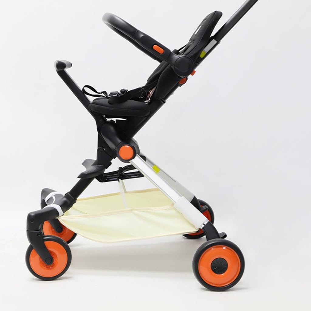 Upgrades - Bolsa organizadora para carrito de bebé, grande, almacenamiento debajo del cochecito, conveniente cesta de pañales para artículos esenciales