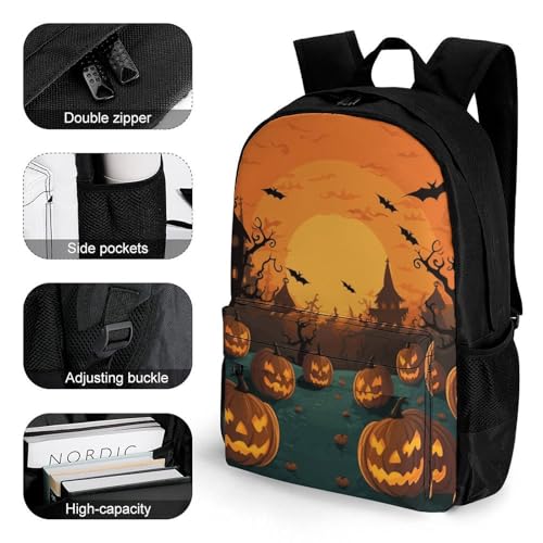 Mochila Naranja Ligera para Senderismo y Viaje miniatura 3