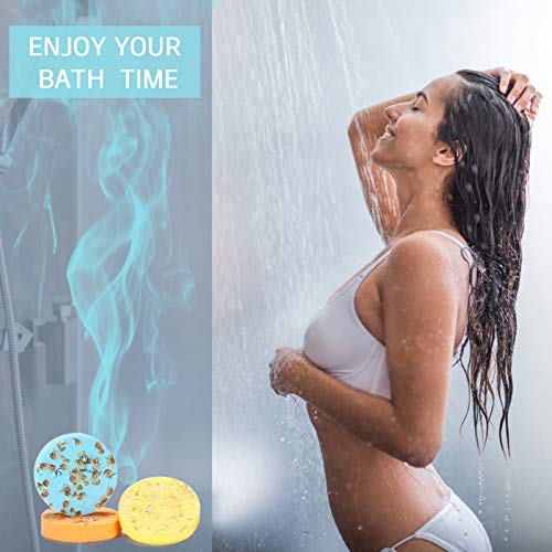 Palksky (2Pcs) Silicone Molds For Handmade Shower Steamer 12Cavity Large Round Soap Mold/Cylinder Silicone Mold For Bath Bomb, Beeswax, Lotion Bars #TOP2