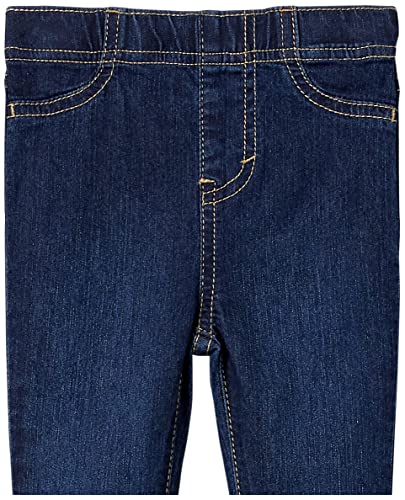 Levi's Baby Girls' Long Sleeve T-Shirt And Denim 2-Piece Outfit Set, Sage/Indigo, 3M #TOP4