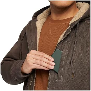 ジャケット・アウター WRINKLEDNYLONOVERHOODIE(MARRON) Wolverine Men's Upland Sherpa Lined Hooded Jacket, Java: Buy