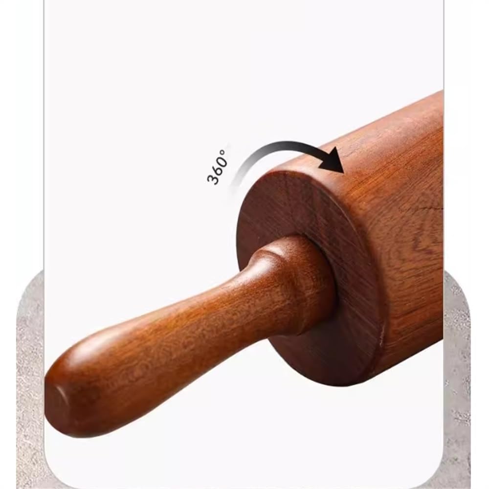 Rodillos Rodillo de amasar for piel bola masa, rodillo for el hogar para Uso en la Cocina(48cm)
