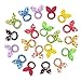 Tsful 20 PCS Cute Girls Rabbit Ear Hair Tie Bands Ropes Ponytail Holder