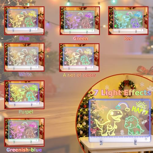 Save 38% on Zyrisis 16" LED Drawing Board with 7 Colors & Tracing Book