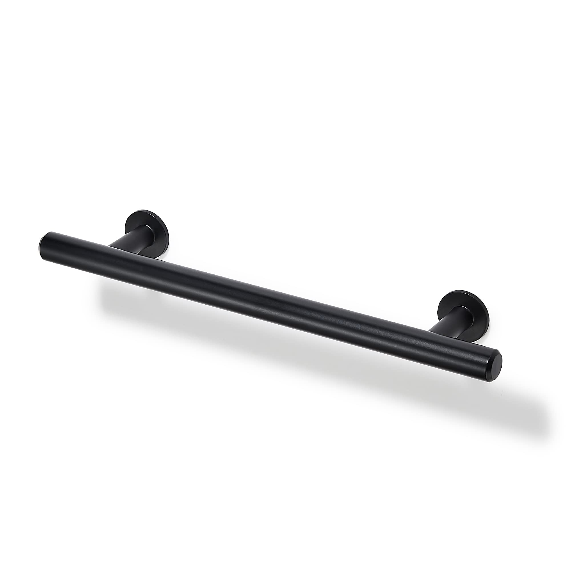 Boutons ronds hauts TUNNY noir mat 160 mm pour meuble de cuisine lot de 10