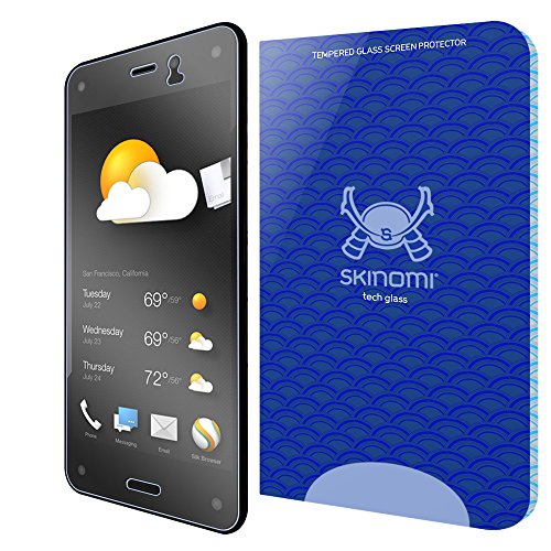 Skinomi Tech Glass Screen Protector Compatible with Amazon Fire Phone 9H Hardness Clear HD Ballistic Tempered Glass Shield