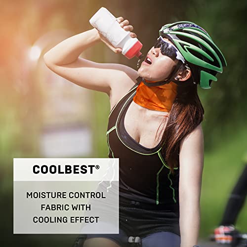 Nonzero Gravity Cooling Hood | Tactical Hoodie, Head Wrap And Neck Scarf For Cycling, Biking And Sports (12-in-1, Blue)