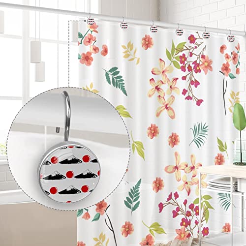 Crochets pour rideau de douche anti-rouille pour éviter les taches de salle de bain - 5