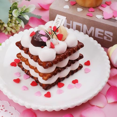Image of Heart Sprinkles for Cake Decorating, 11.3oz Edible Red White Pink Sprinkles | 4 Colors Set for Valentines Mothers Day Baking Cupcakes Cookies