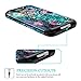 Lamcase for Galaxy S5 Case Shockproof Dual Layer Hard PC & Flexible Silicone High Impact Bumper Drop Protective Case Cover for Samsung Galaxy S5 i9600, Mandala/Galaxy