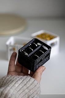Caja para pilas de cerveza – Caja de pilas para SKADIS – AA, AAA, CR2032 – Caja de almacenamiento en minicaja (rosa, CR2032)