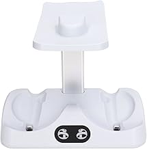 Charging Station for PS VR2, Lightweight Fast Charge Magnetic Suction Cup Storage Base with LED Indicator for VR2 Controller (Handle Charge Base)