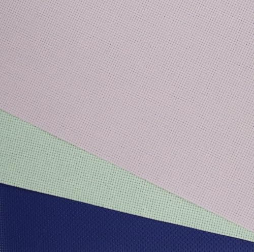 Image of KCS 3 pc of 15 inch x 18 inch(38cmx45cm) Counted Cross Stitch Cotton Aida Cloth Needlework Rolled Fabric Box,16CT,Royal Blue+Light Green+Pink