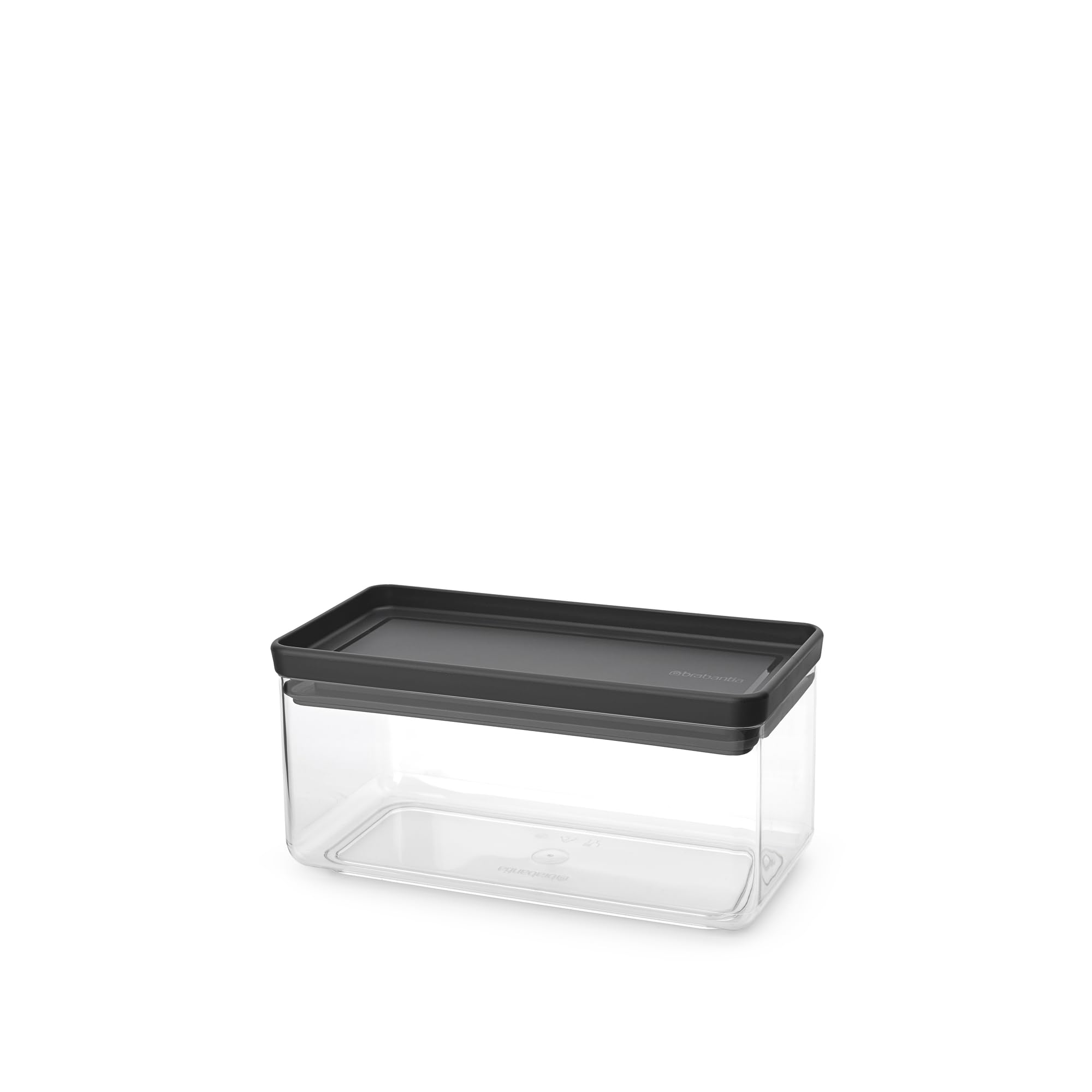 Brabantia Stackable Canister, 1.5 Litre, Tasty+, Dark Grey