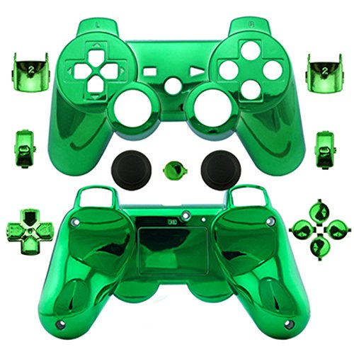 Preisvergleich Produktbild canamite Ersatzteile Full Controller Gehäuse Shell Schutzhülle Case Cover Button Kit für PlayStation 3 Dualshock 3 Controller, grün