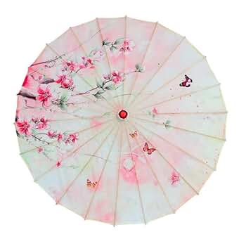 Amazon | 【昭和レトロ百貨店】傘 和傘 日傘専用 梅 ウメ 和風傘