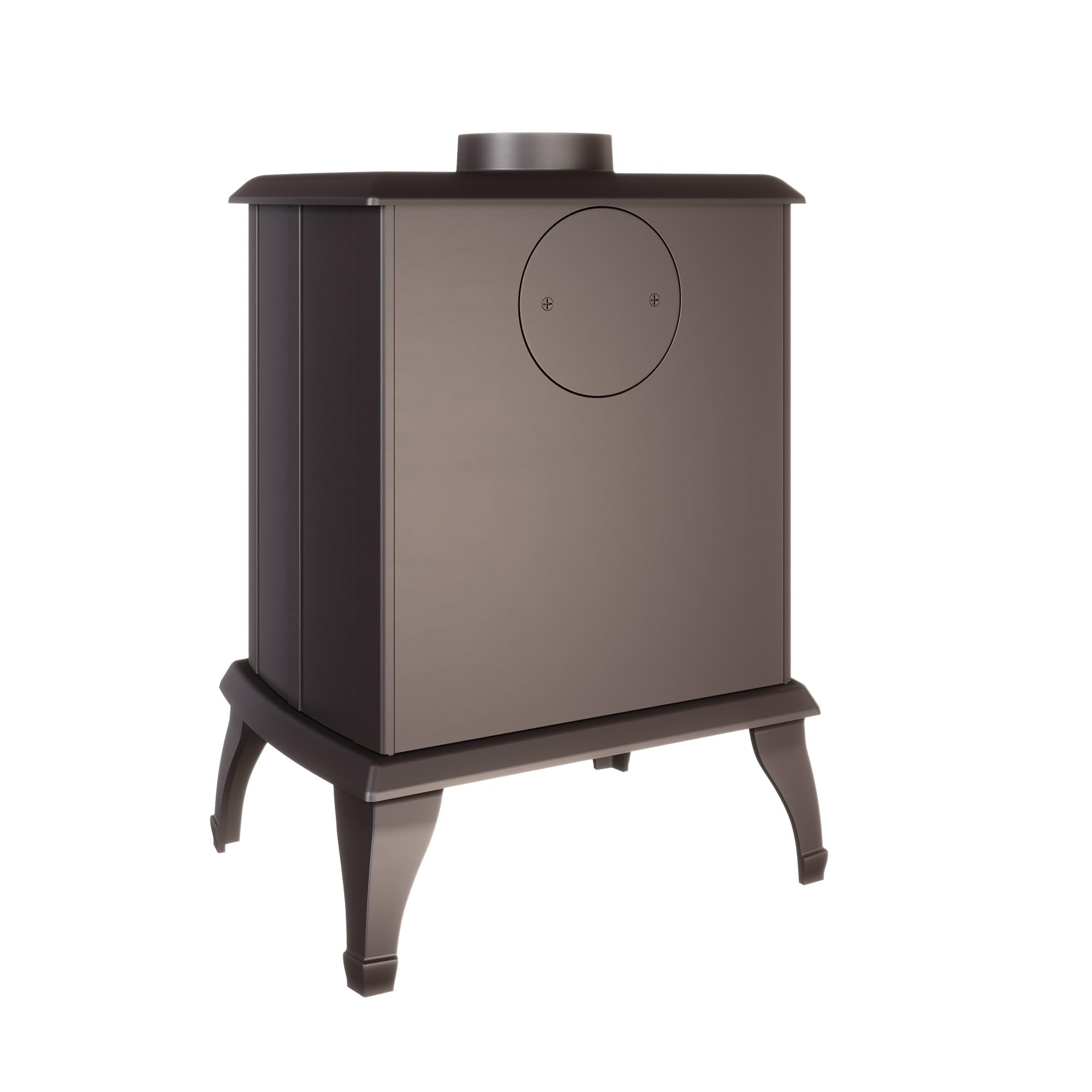 Stufa a legna libera installazione, in ghisa nera - P8 (7,9 kW) ECO