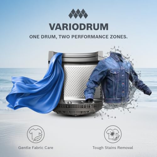 Image of Bosch 9 KG 5 Star Fully Automatic Top Loading Washing Machine,Inbuilt Heater,Glass Lid with chrome finish,Tempered Glass with Soft Closing Lid,Unique display with 10 Button, Vietnam Black,(WOE90EV0IN)