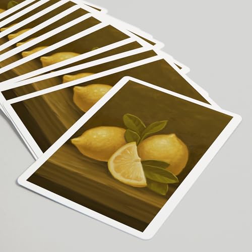 Lantern Press Lemons, Baraja de Poker 52 cartas miniatura 5
