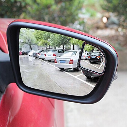 Universal Car Accessories [Black] Blind Spot Mirror Convex SR350 (1.97"x1.97")