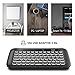 TNAIVE Mini Wireless Keyboard Mouse Combo, Adjustable Backlit Full Panel Touchpad Rechargeable Remote Control for Android TV Box, Windows, Linux, Mac, HTPC, IPTV, PC