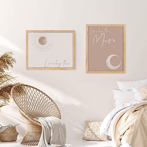 11X14 Picture Frame, 11 X 14 Solid Oak Wood Picture Frame With Real Glass, 11"X14" Wood Frames For Wall Display 8X10 Picture With Mat Or 11X14 Picture Without Mat, 11X14 Poster Frame Art Frame #TOP5