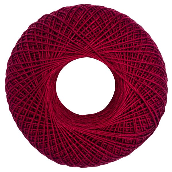Image of Aunt Lydia's Classic 10 Cotton Crochet Thread, Burgundy, 3-Pack