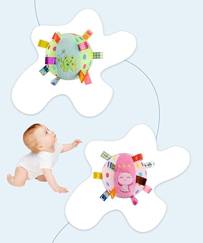 Miniatura 5 de Pelota de juguetes sensoriales de peluche de 6 pulgadas, juguete antiestrés para dormir y relajarse, compañero tranquilo, bola pacífica