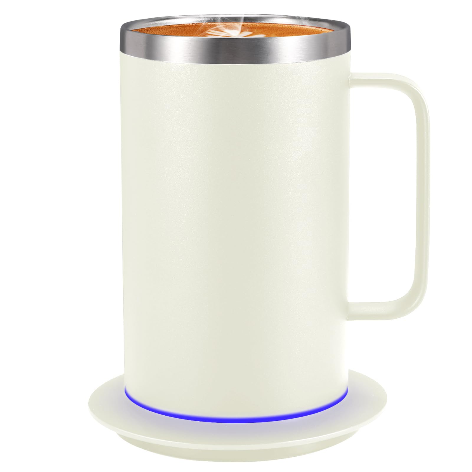 Tasse à café auto-chauffante DEQIANG avec chauffe-tasse USB intelligent