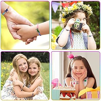 2 Bracelets D'humeur Papillon – Change De Couleur – Arc-en-ciel – Bijou Enfant – Cadeau Anniversaire