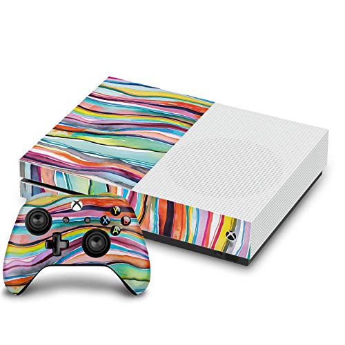 Vinyle autocollant de jeu peau Xbox One S protection console motif agate