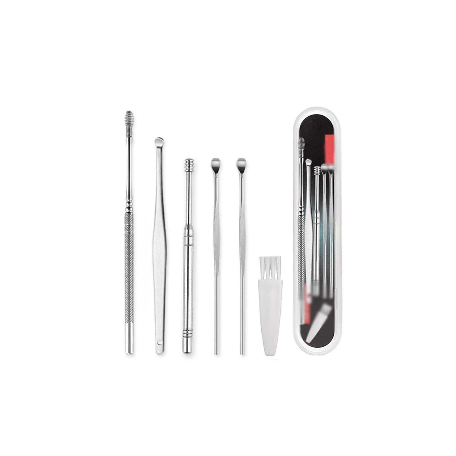 Prodotti per la rimozione del cerume 1pc Set di Pulizia per Le Orecchie Portatile Set di Pulizia dell'orecchio a Spirale Earpick Dispositivo