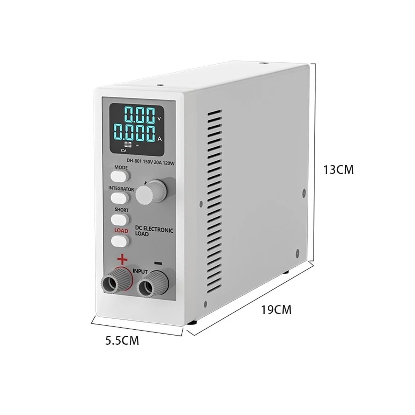 Tester di capacità della Batteria Digitale con Canale di carico elettronico CC da 120 W, 150 V e 20 A