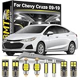 LED Interior Light Kit Replacement for Chevrolet Chevy Cruze 2011 2012 2013 2014 2015 2016 2017 2018 2019, Super Bright 6000K White