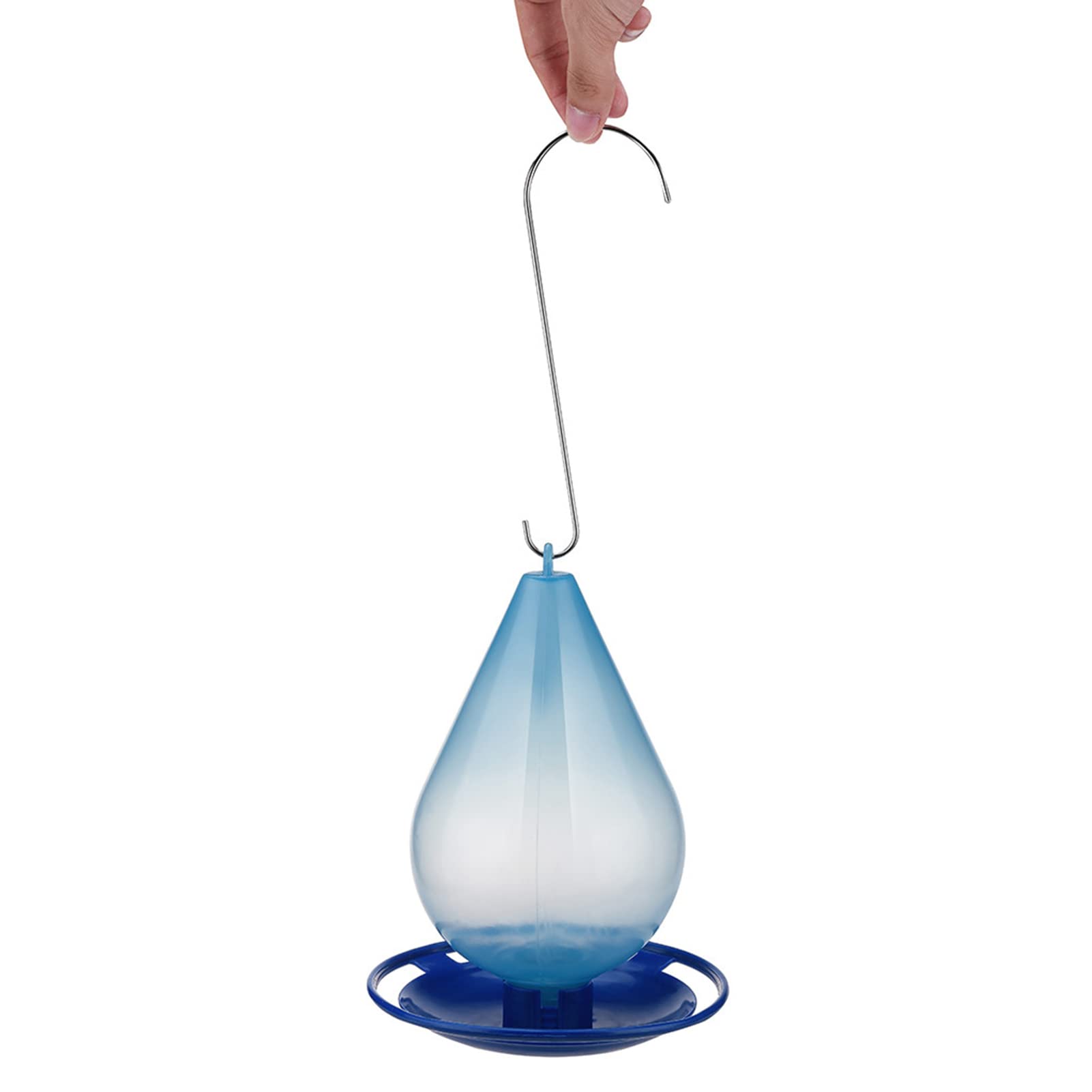 Abreuvoir pour Oiseaux, Réservoir Transparent en Forme de Goutte de Pluie, Facile à Suspendre et à Afficher, Mangeoire à Eau pour Oiseaux, capacité de 1 Litre, Outil