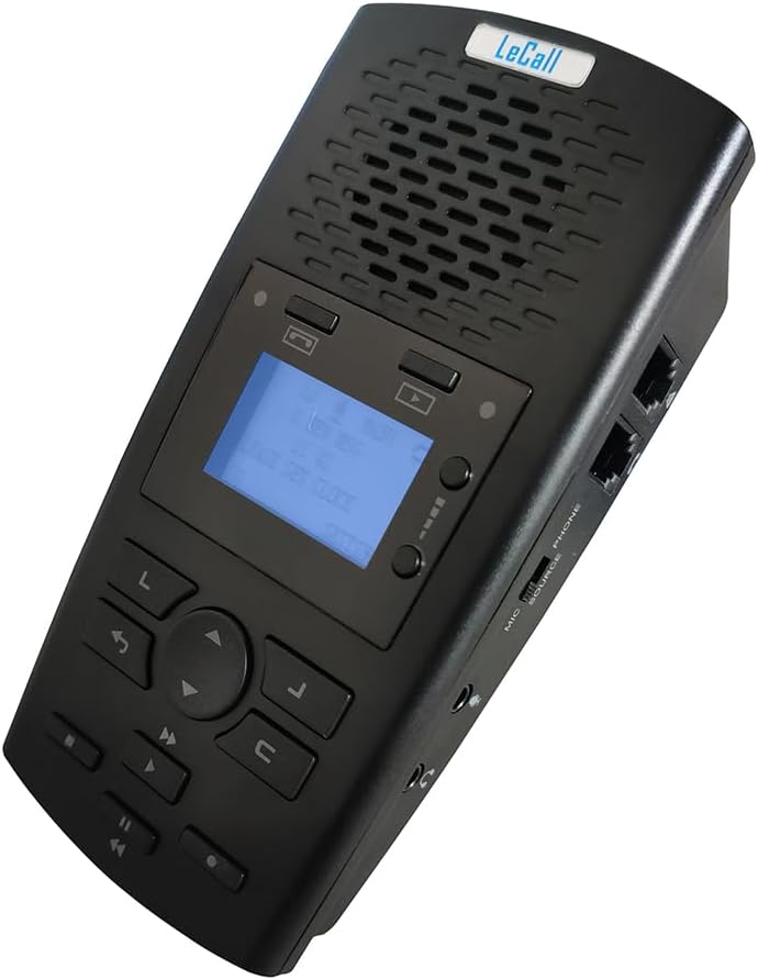 Standalone Telephone Recorder/Phone Call Recorder/Call Recording Device for Analog Landline and Digital/IP Phones, AR120