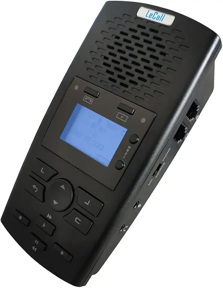 Gravador telefônico independente/gravador de chamadas telefônicas/dispositivo de gravação de chamadas para telefones fixos analógicos e digitais/IP, AR120