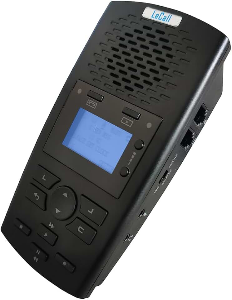Gravador telefônico independente/gravador de chamadas telefônicas/dispositivo de gravação de chamadas para telefones fixos analógicos e digitais/IP, AR120