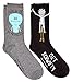Rick and Morty Mr. Meeseek's Schwifty Men's Crew Socks 2 Pair Pack Shoe Size 6-12