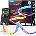 Produktbild Govee LED Strip Light 2 Pro 5m, Smart RGBIC mit weißes Licht, LED Streifen Funktioniert mit Matter, Alexa und Google Assistant, DIY-Farbe, App-Steuerung mit Musik Sync, für Wohnzimmer Schlafzimmer