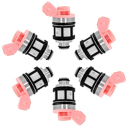 OCPTY Fuel Injectors Engine Part fit 1993 1994 1995 for Mercury Villager,for Nissan Pickup 1995, Pathfinder 1990-1995, Quest 1994 1995, D21 1990-1994 6pcs Replace for 158-0459 Fuel Injector
