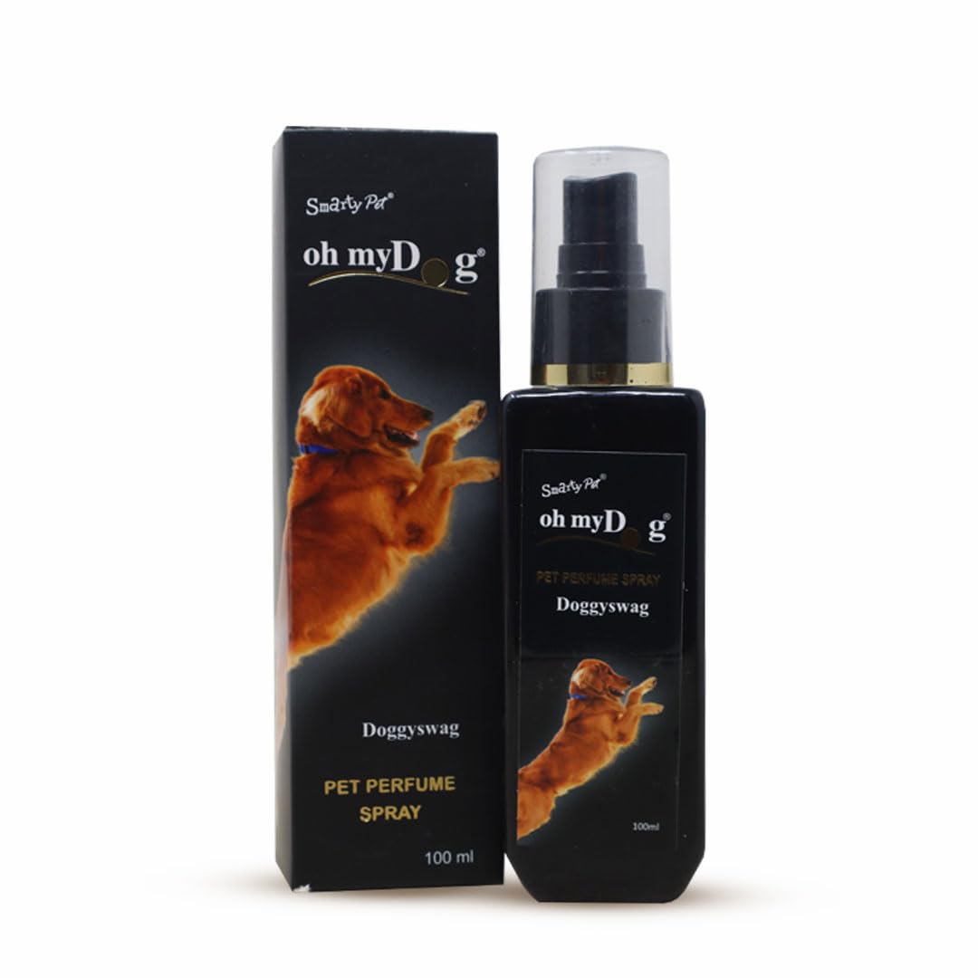 Plushmate Oh My Dog Perfume Spray Control Body Odour & Keep Coat Smelling Fresh for Dogs, Puppies, Cats and Kittens (100ml, Doggy Swag) (B0DCYZWS5F) Amazon Price History, Amazon Price Tracker