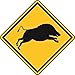 U24 Aufkleber Vorsicht Wildschwein Autoaufkleber Sticker