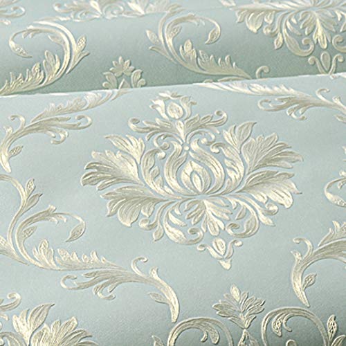 Victorian Damask Embossed Wallpaper Peel and Stick...