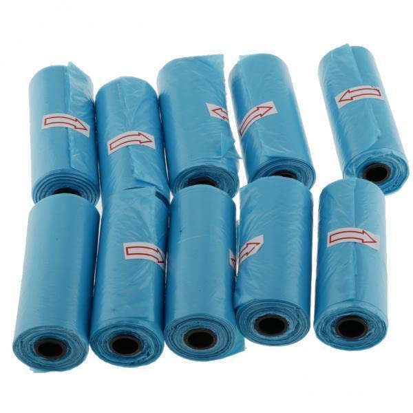 VELURA 2x10rolls Leak-proof Diaper Bag Refills Waste Bag Blue for Kids Pet Accs|10 Rolls Waste s(Random color)(2 Pack)|Diaper Disposal| Diapering |Baby-image-35