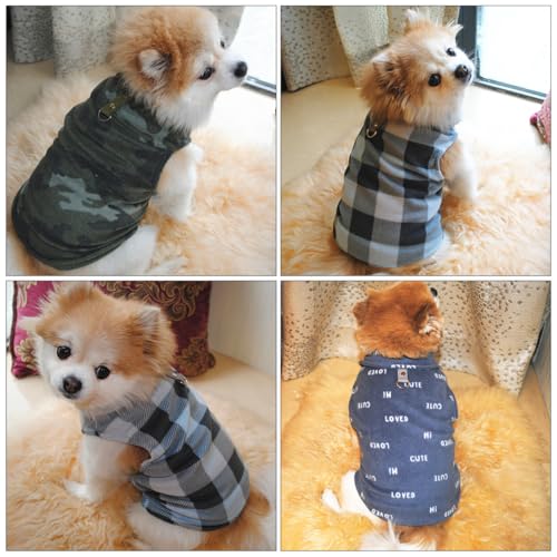 Set 4 piezas ropa de invierno para perro pequeño KALLORY miniatura 3