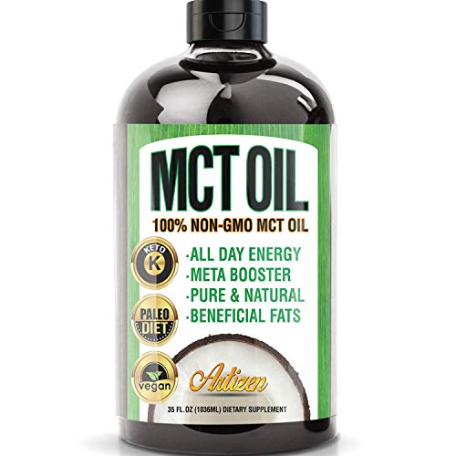 MCT Oil (35 oz Pure) Keto Supplement Ketogenic MCT Fractionated