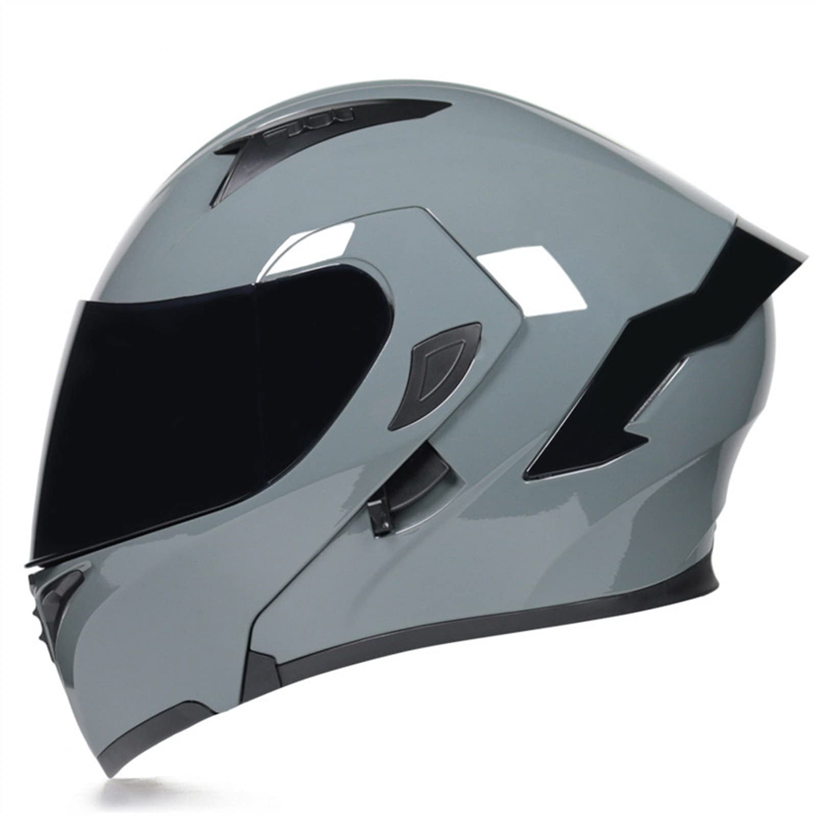 Buy Motorbike Full Face Helmet With Visor, Integrated Modular Helmet