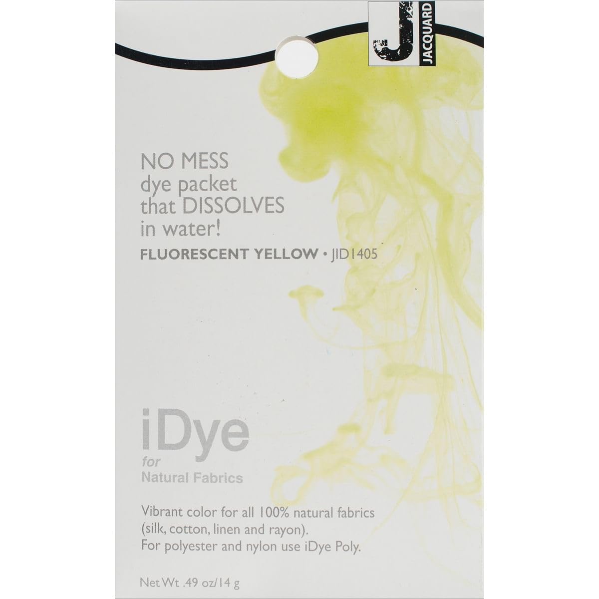 Jacquard Idye Fabric Dye 14g-Fluorescent Yellow